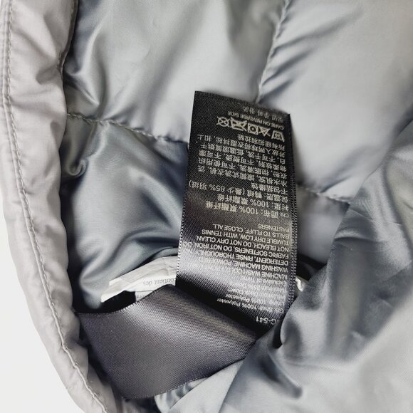 Marmot Men's Gray 700 Down Sleeveless Grid Winter Insulated Puffer Vest Size XL - Picture 6 of 7